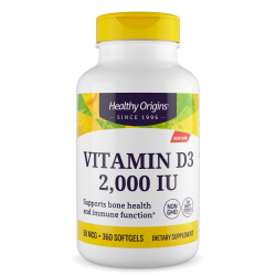 Vitamina D3 2.000 360s HEALTHY Origins mct oil Healthy Origins