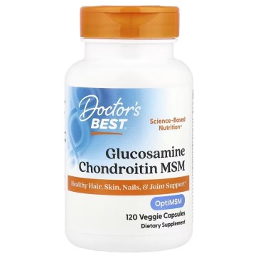 Glucosamine Chondroitin MSM, 120 Veggie Capsules Doctor's Best Doctor's Best