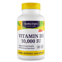 Vitamina D3 10.000 360s HEALTHY Origins Healthy Origins