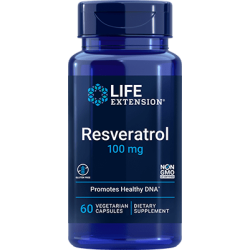 Resveratrol 100mg (60 cápsulas) - Life Extension Life Extension