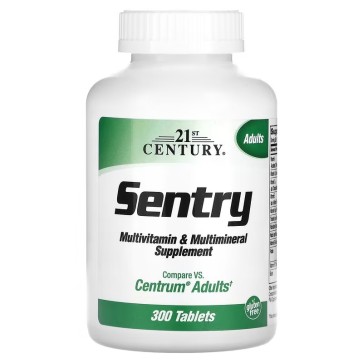 Sentry, Adults Multivitamin & Multimineral Supplement, 300 Tablets 21stCentury