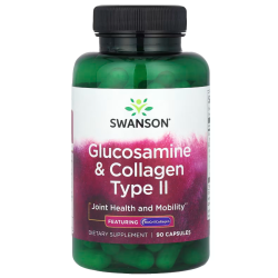 Glucosamine & Collagen Type II, 90 Capsules Swanson Swanson