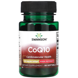 CoQ10, High Potency, 100 mg, 50 Softgels Swanson Swanson