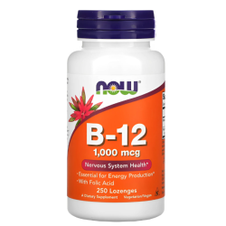 B12 1000mcg 250Loz Now foods Now