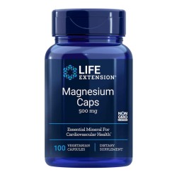 Magnésio 500mg (100 cápsulas) - Life Extension Life Extension