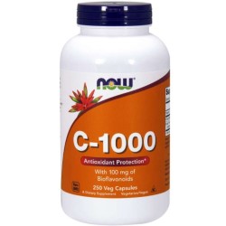 C 1000 Vitamina 100 veg caps 100mg bioflavonoids NOW Foods Now Foods