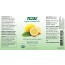 Lemon Oil, Organic - 1 fl. oz. Now Organic Essential Oils