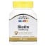 Biotin, 10,000 mcg, 120 Tablets 21stCentury