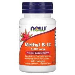 METHYL B-12 5000mcg 60 LOZ Now foods NOW